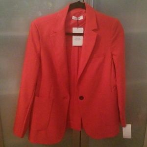 NWT Anine Bing Red Schoolboy Blazer L